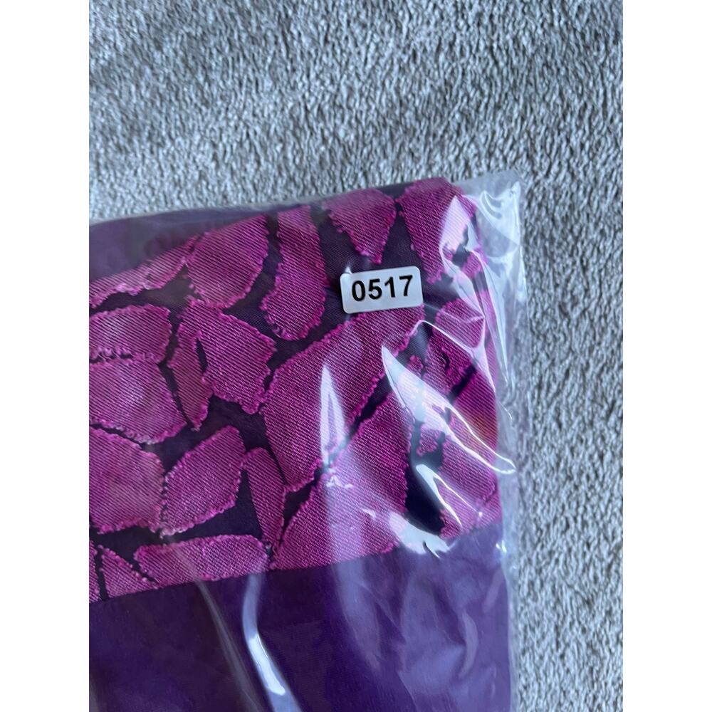 LOGO Lori Goldstein Pieced Jacquard Dress 1X Plus Size Flowy Baggy Asymmetric - Picture 16 of 16